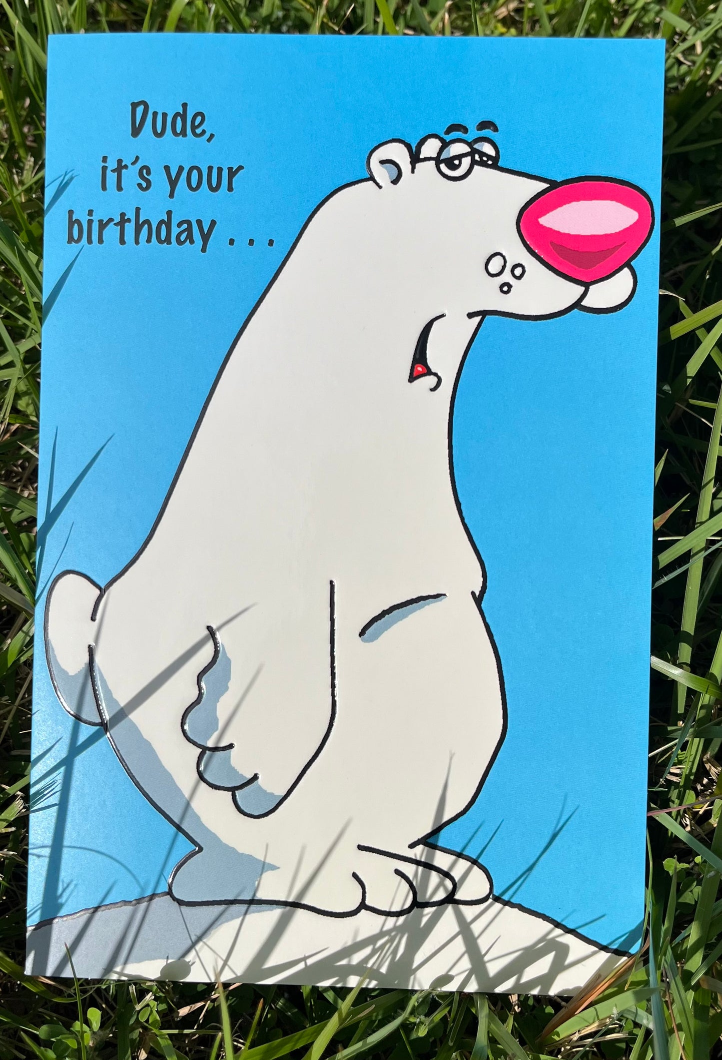 polar bear birthday card